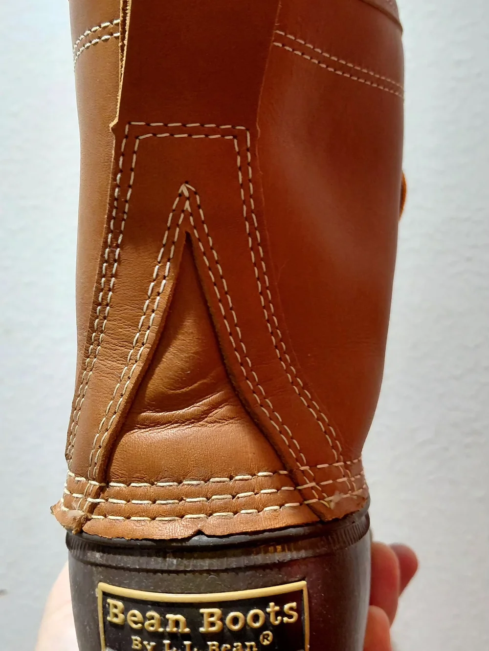 L.L. Bean Two-Tone Brown and Dark Brown Waterproof Maine Boots 10